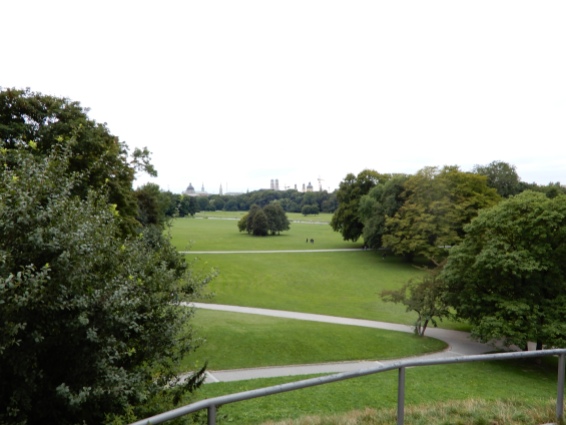 Stunning Views of the City from The Englischer Garten